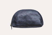 Load image into Gallery viewer, Large Pebbled Leather Cosmetic Bag