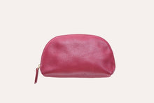 Load image into Gallery viewer, Medium Pebbled Leather Cosmetic Bag